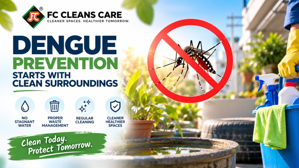 Dengue prevention starts with clean surroundings - FC Cleans Care