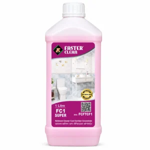 Faster Clean FC1 Super 1 Litre Bathroom Cleaner Cum Sanitizer Concentrate