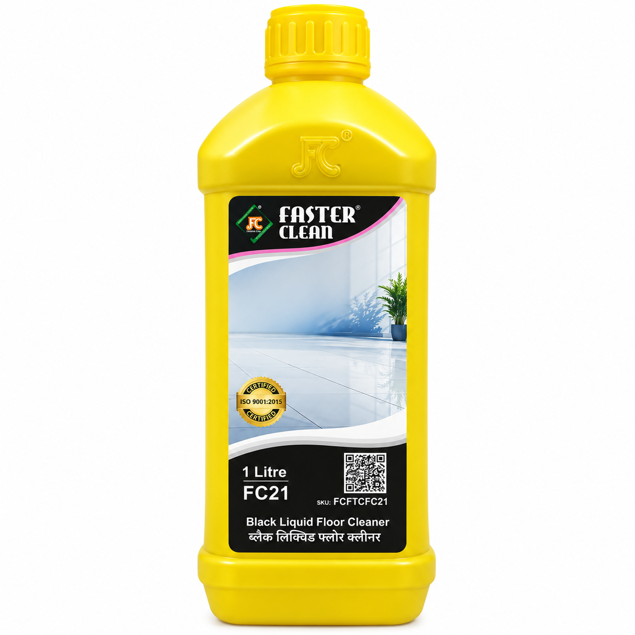 FC21 Black Liquid Floor Cleaner 1 L by FC Cleans Care